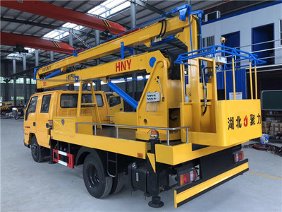 湖北福田43米高空作業車價格解析及產品圖片，兼談清洗吸污車選購要點